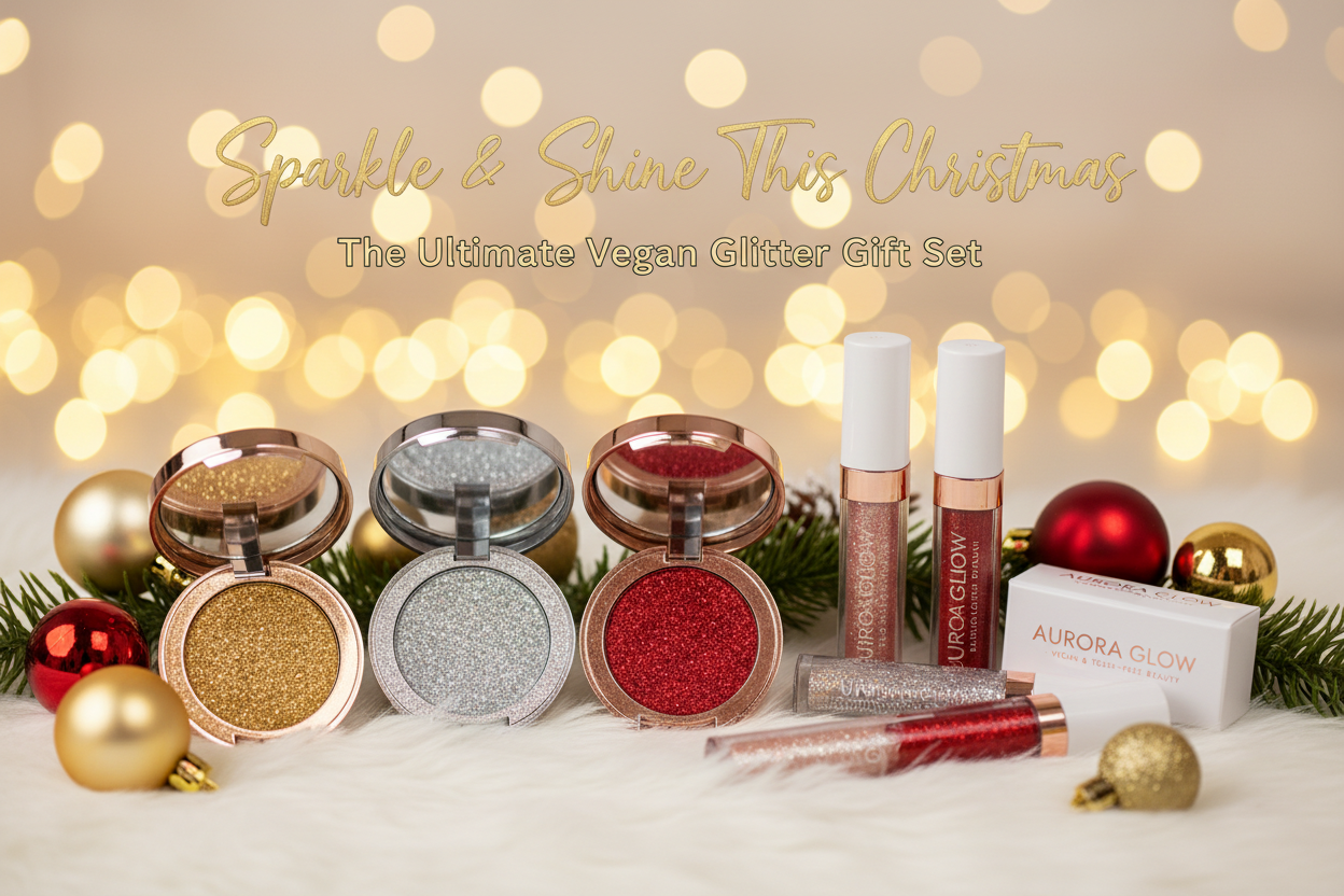 Christmas Glitter Makeup Gift Set Banner